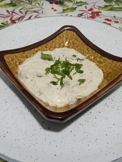Una foto de Salsa de ajo asado