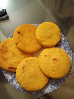 Una foto de Arepas de Maíz pilao