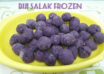 Masakan Unik Biji salak frozen Ala Rumahan