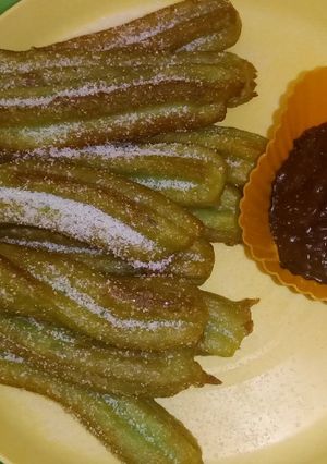 Foto resep Churros pandan