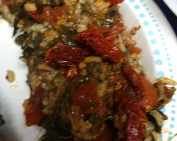 Ultimate Cooking Recipe Spinach Rice and Tomatoes Delicious Perfect