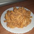 Macarrones con bechamel de carne picada y queso