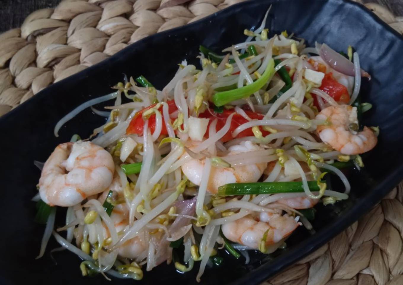 Tumis Taoge Udang