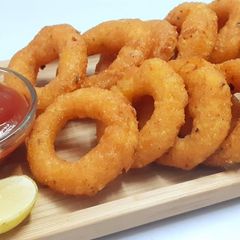 A picture of Potato garlic rings.