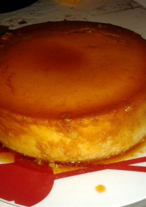 A picture of Flan de Queso.