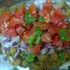A picture of Quick and healthy Matar chaat (Dried peas, Matra, Yellow peas).