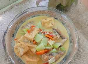 Foto resep Sayur Santan Tahu Labu Siam