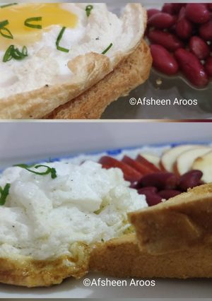 A picture of Cloudy Eggs : 2 ways.