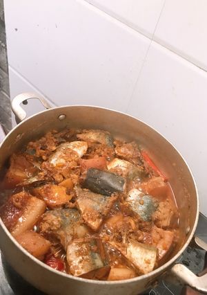 Hình của món Cá kho thịt ngày mưa.