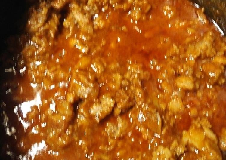 Recipe of Quick Chopped Pork in a Sauce