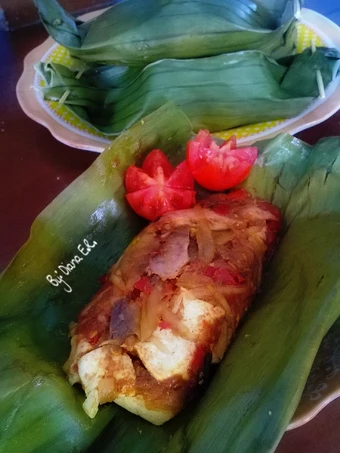 Cara Gampang Menyiapkan Resep  Pepes / Brengkes Tongkol dengan Pencit/mangga muda yang Enak, Bikin Ketagihan