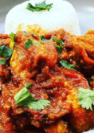 A picture of Chicken Bhuna.