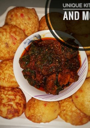 A picture of Spicy Semolina masa.