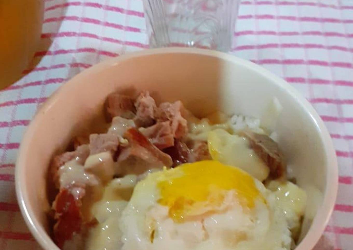 Revuelto de arroz y carne