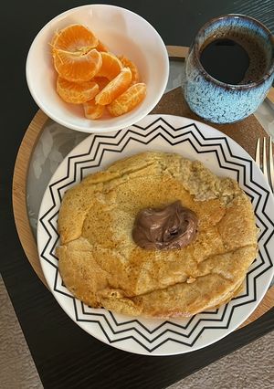 صورة لوصفة بان كيك شوفان صحي لذيذ