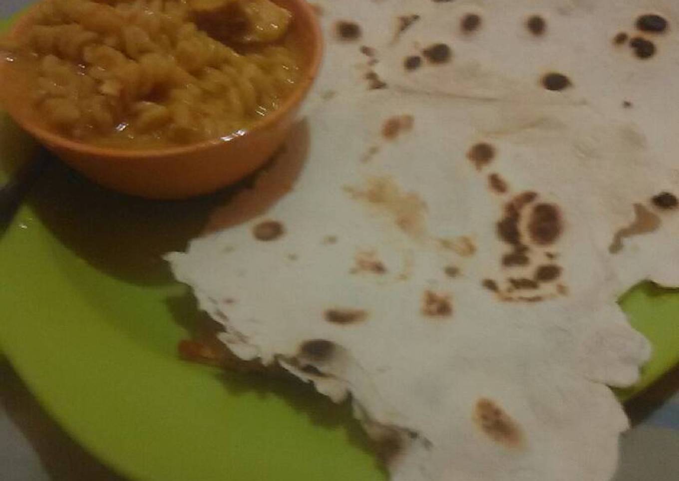 Resep Paratha kilat + Kare macaroni Anti Gagal