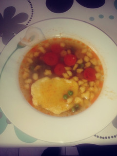 Borsóleves recept fotója