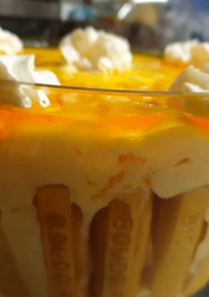 A picture of Mango mousse.