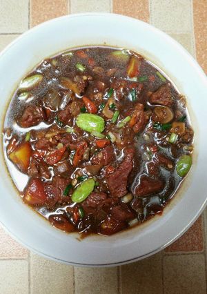 Foto resep Semur Daging Mercon 