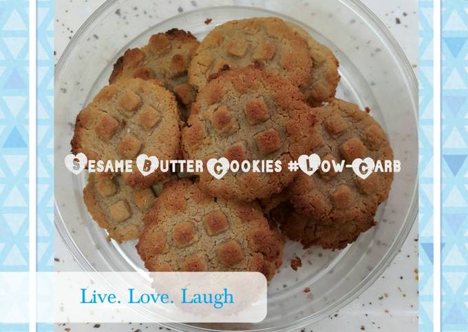 Sesame Butter Cookies #low-carb