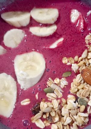 Foto resep Smoothies Banana Berries