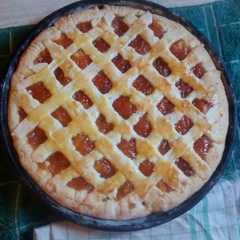 Una foto de Pastafrola de membrillo