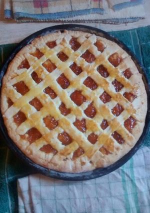 Una foto de Pastafrola de membrillo