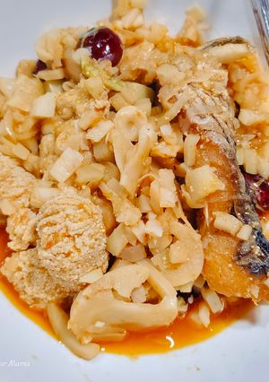 Foto resep Tumis Lemea Ikan Mas (Fermentasi Rebung)