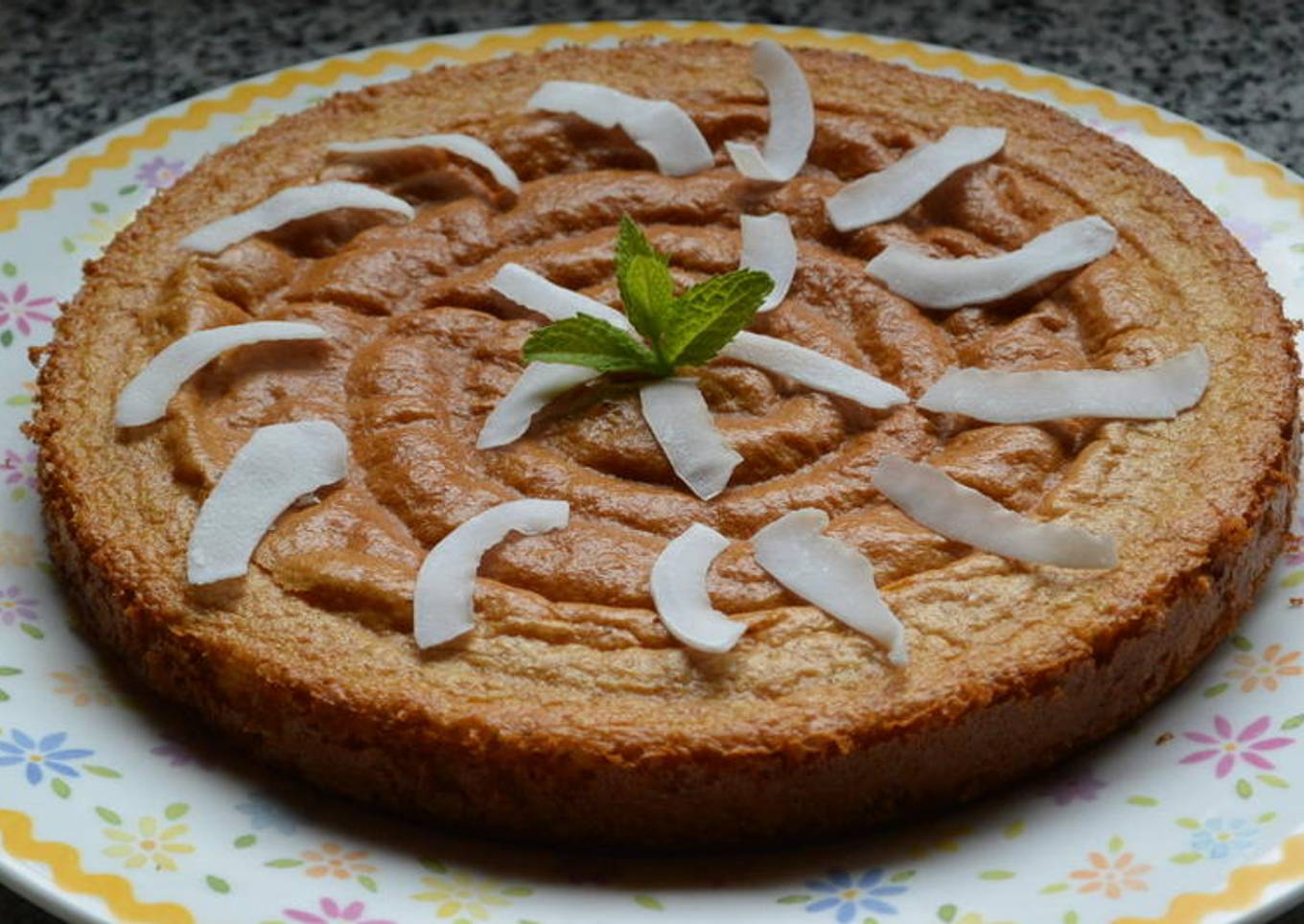 Bizcocho de yogur y naranja (Sin gluten, lactosa, azúcar y grasas)