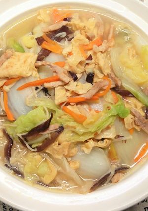 ~白菜滷~餐桌上的晚餐 的食譜成品照片
