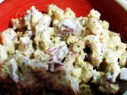 A picture of dill pasta salad