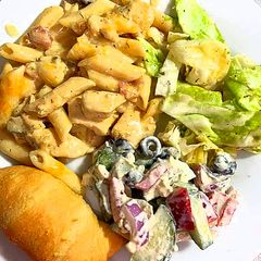 A picture of Penne chicken pasta.