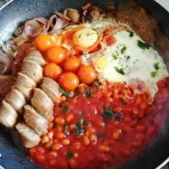 A picture of 1 Pan English Breakfast.