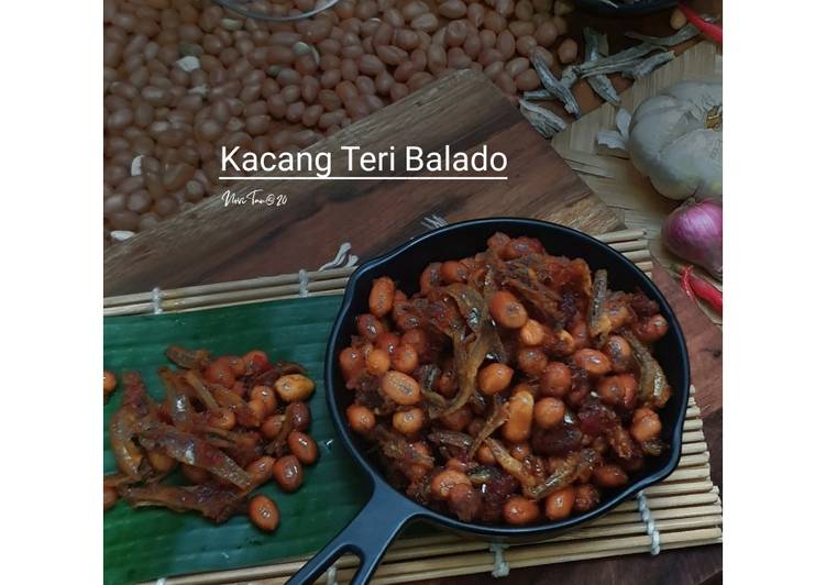 Resep 201. Kacang Teri Balado | Langkah Membuat 201. Kacang Teri Balado Yang Lezat Sekali