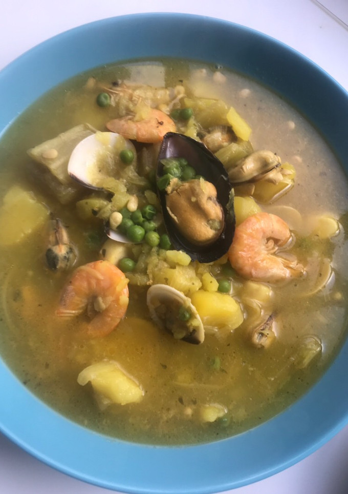 Una foto de Guisado de frutos del mar