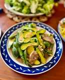 Bí Nụ Xào Thịt Nạc