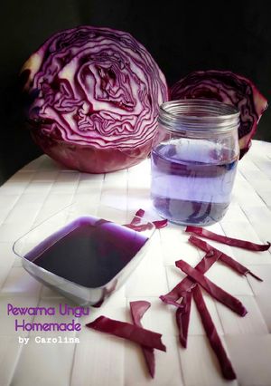 Foto resep Pewarna Ungu Homemade || Colorante Viola Fatto in Casa