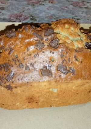Una foto de Budín de Banana, Nueces y Chocolate