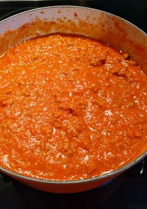 A picture of Pasta saus.