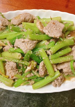 蔥爆牛肉 的食譜成品照片