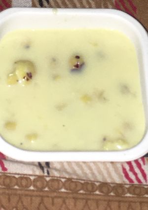 A picture of Makhane ki kheer.