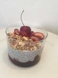 Pudding di semi di chia e ciliegie 🍒