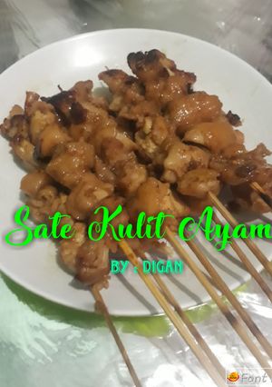 Foto resep 🍖 Sate Kulit Ayam 🍖