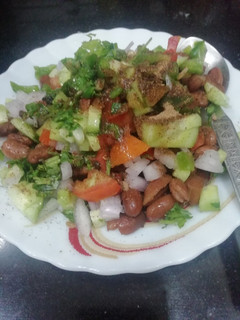 A picture of Chatpata Rajma Salad.
