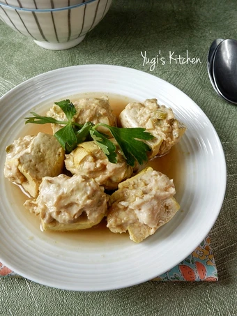 Langkah Mudah untuk Membuat Resep  Tahu Kukus Isi Ayam yang Lezat Sekali, Enak
