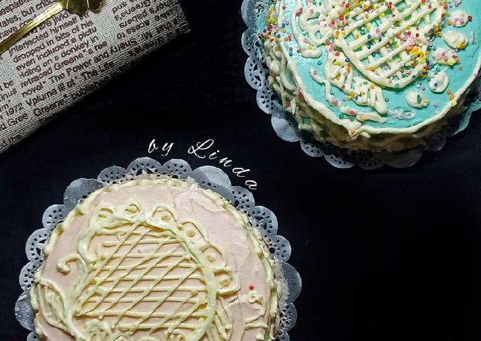 Bagaimana Membuat Korean Lunch Box Cake Berenda, Menggugah Selera