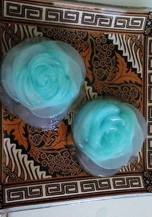 Foto resep Puding Kaca Mawar Blueberry 🌹