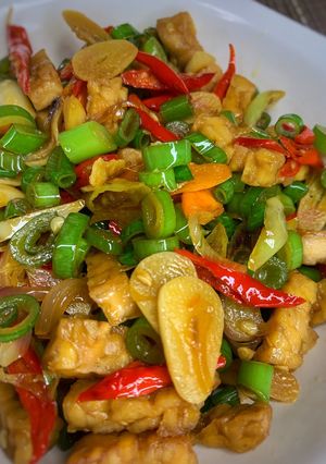 Foto resep Tumis kembang brambang / menjos / bunga bawang