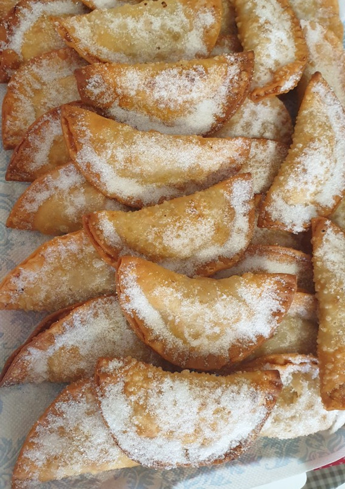 Una foto de 😋Truchas de batata