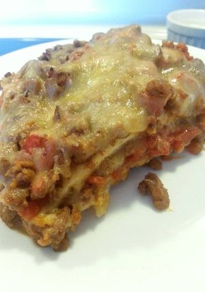A picture of Baked Taco Pie.